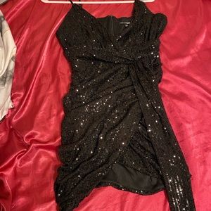 black dress, size large, fits like a medium